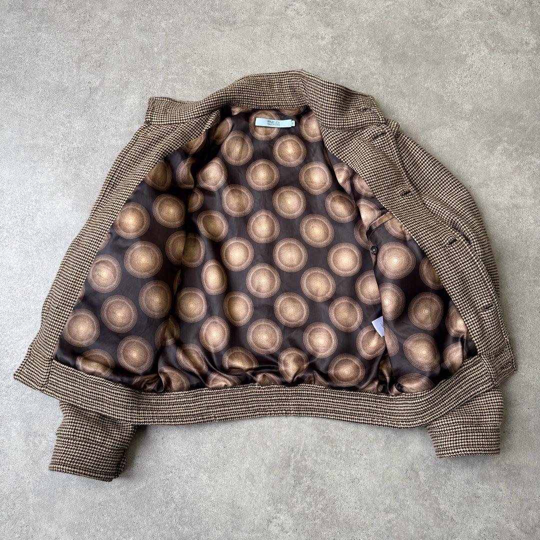 Valentino Bomber Jacket Beige & Brown Men's M