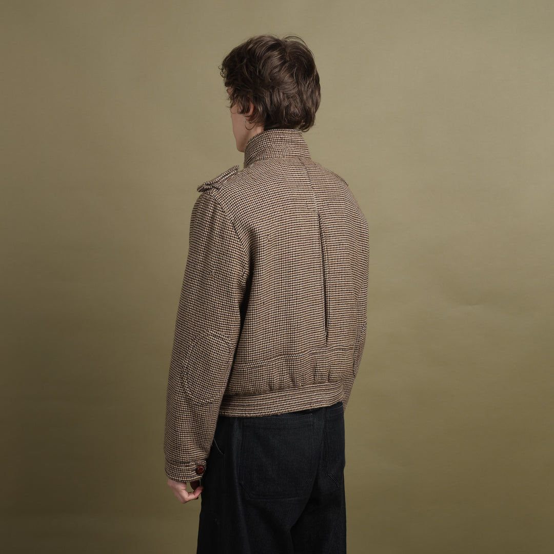 Valentino Bomber Jacket Beige & Brown Men's M