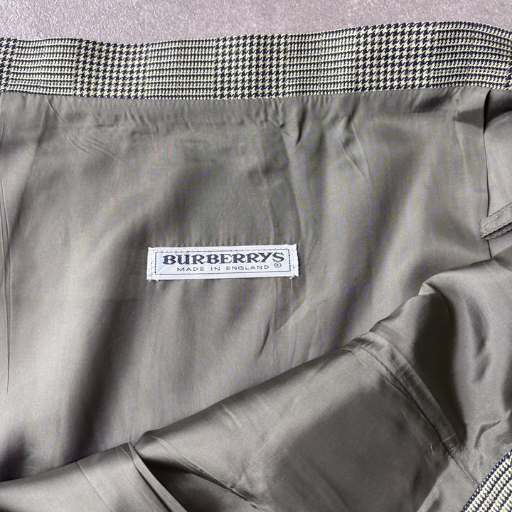Burberry's Midi Skirt Green & Black Women's UK 8
