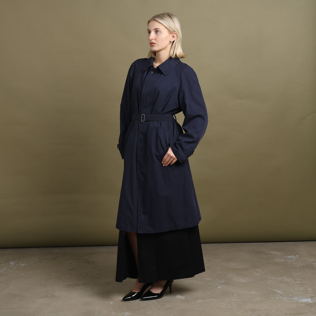 Burberry's Trench Coat Navy Blue Women's UK 10