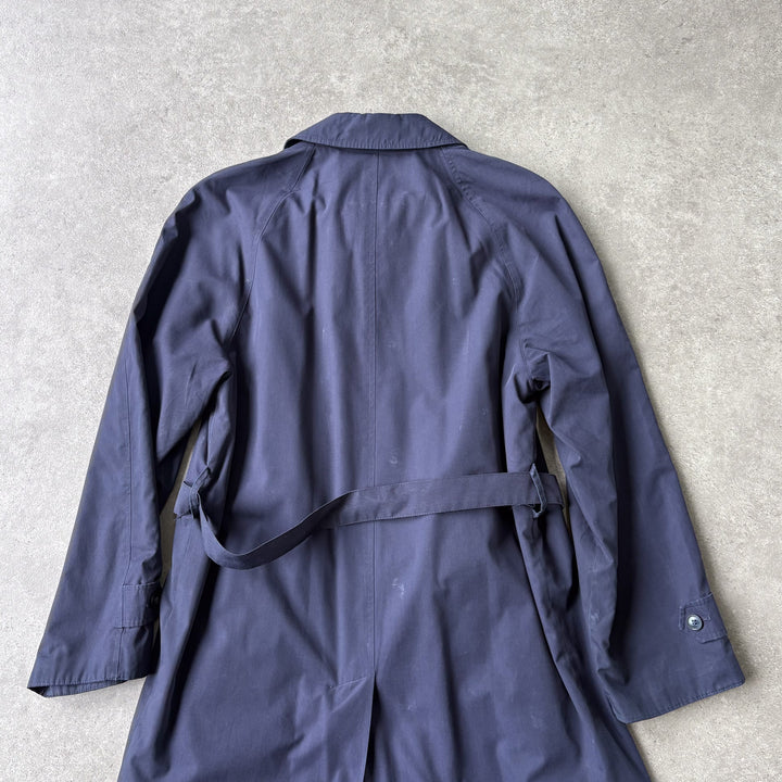 Burberry's Trench Coat Navy Blue Women's UK 10