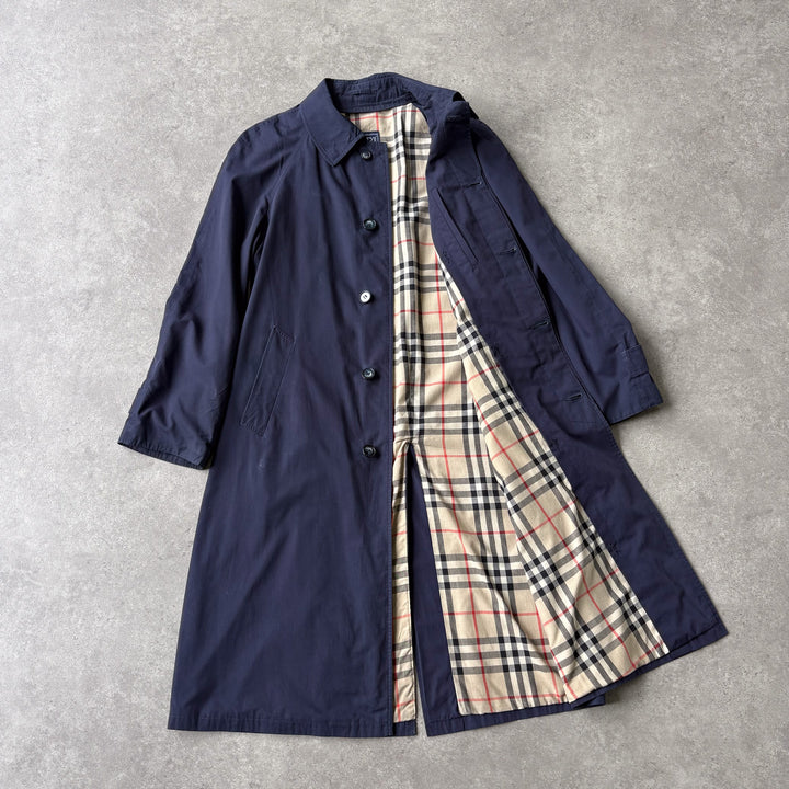 Burberry's Trench Coat Navy Blue Women's UK 10