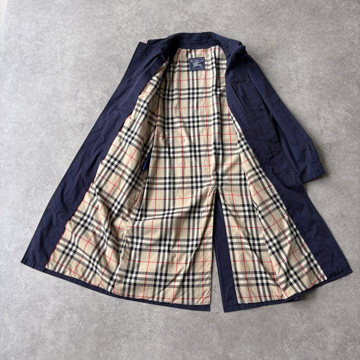 Burberry's Trench Coat Navy Blue Women's UK 10