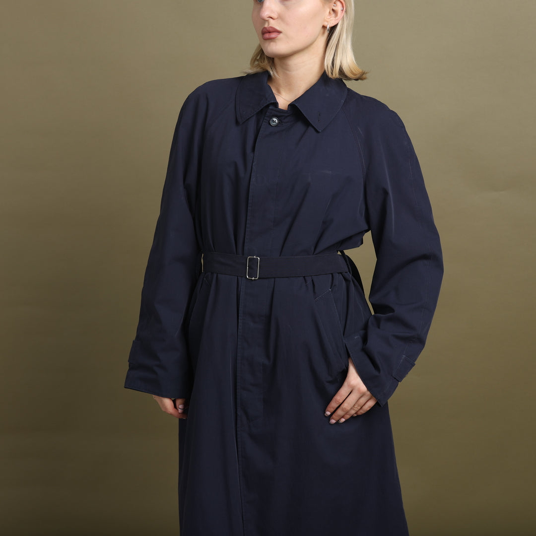 Burberry's Trench Coat Navy Blue Women's UK 10
