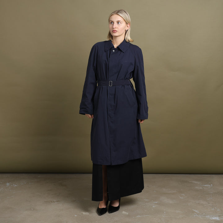 Burberry's Trench Coat Navy Blue Women's UK 10