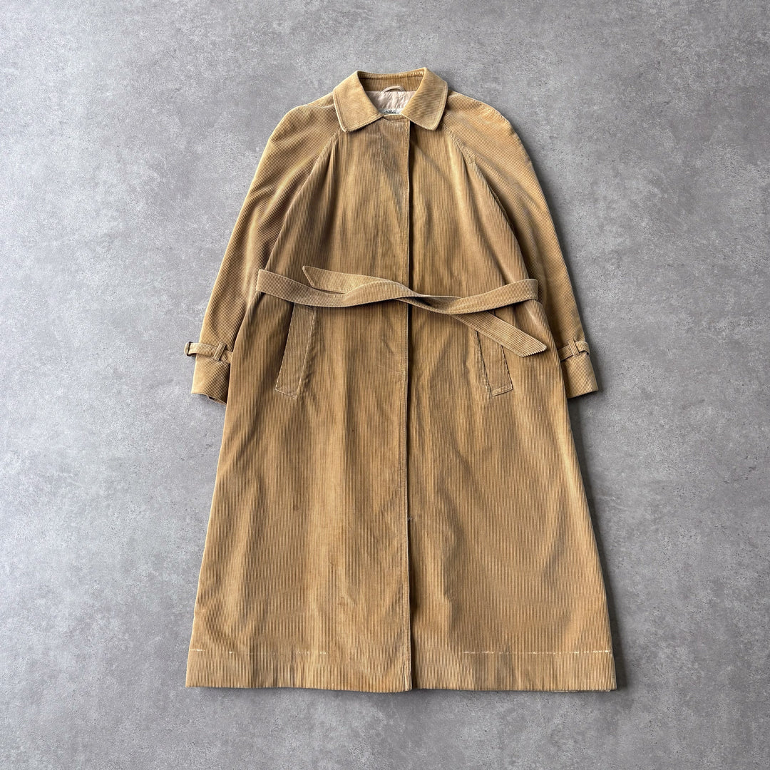 Aquascutum Overcoat Mustard Yellow Women's UK 12