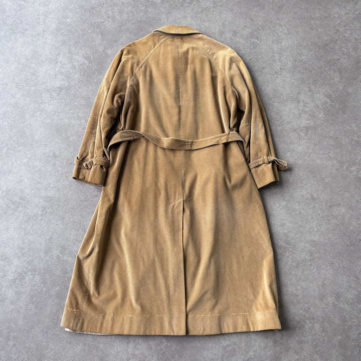 Aquascutum Overcoat Mustard Yellow Women's UK 12