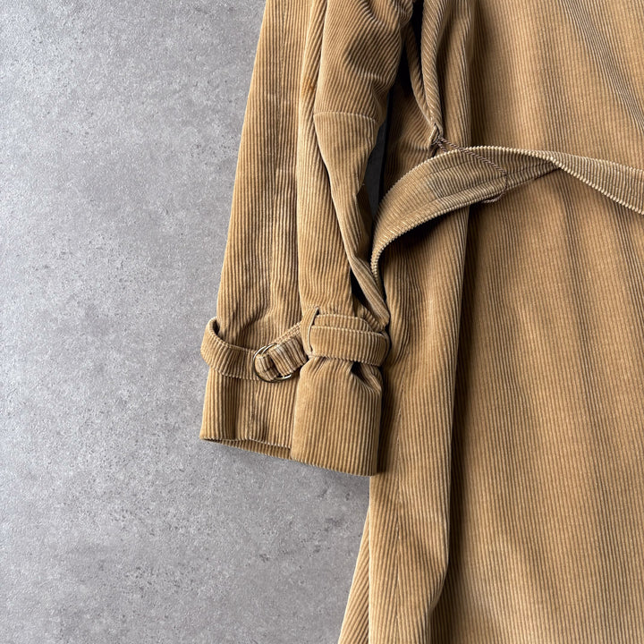 Aquascutum Overcoat Mustard Yellow Women's UK 12
