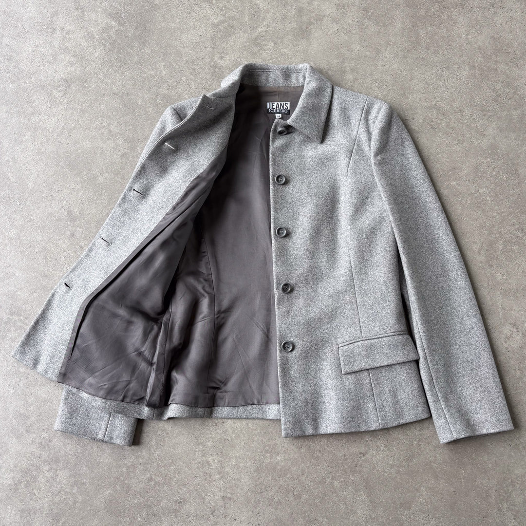 Iceberg Blazer Grey Women's UK 8
