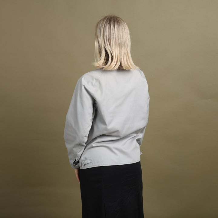 Burberry's Harrington Jacket Grey Women's UK 8