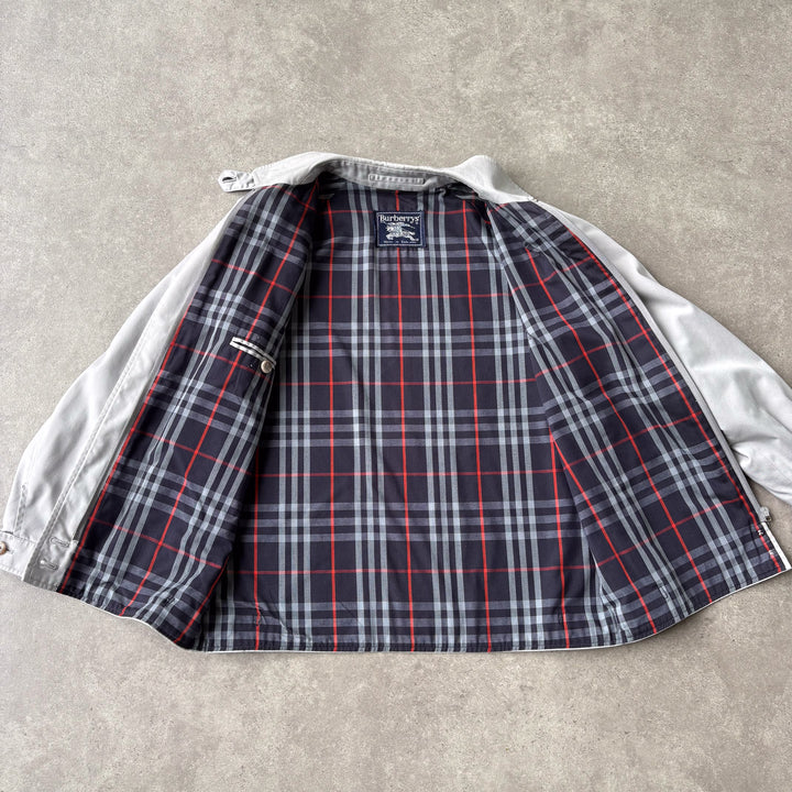 Burberry's Harrington Jacket Grey Women's UK 8