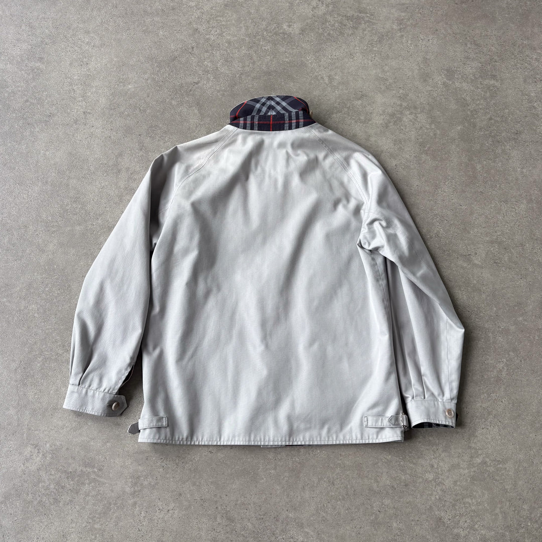 Burberry's Harrington Jacket Grey Women's UK 8