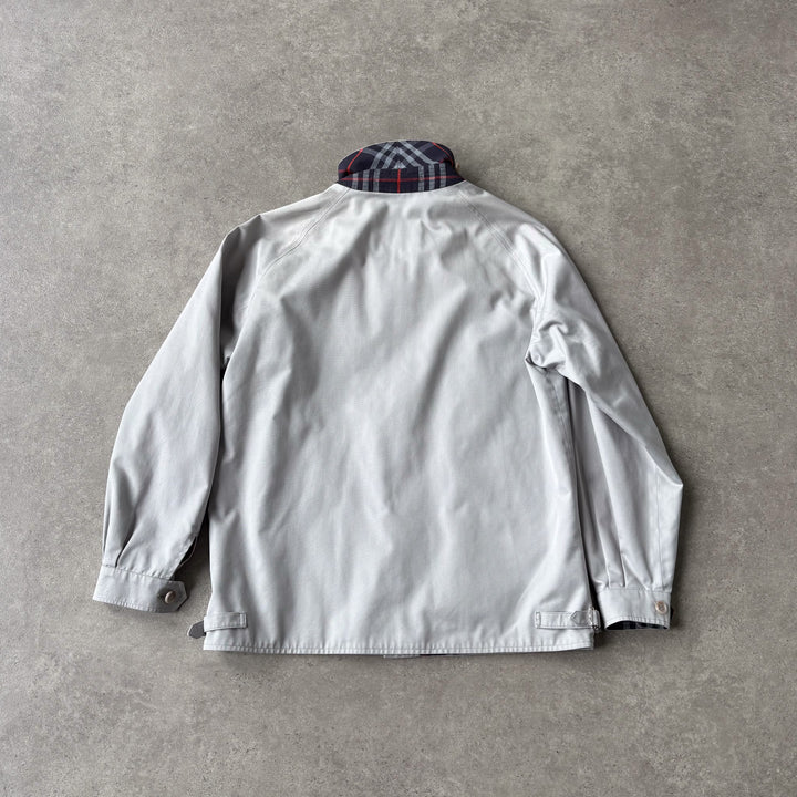 Burberry's Harrington Jacket Grey Women's UK 8