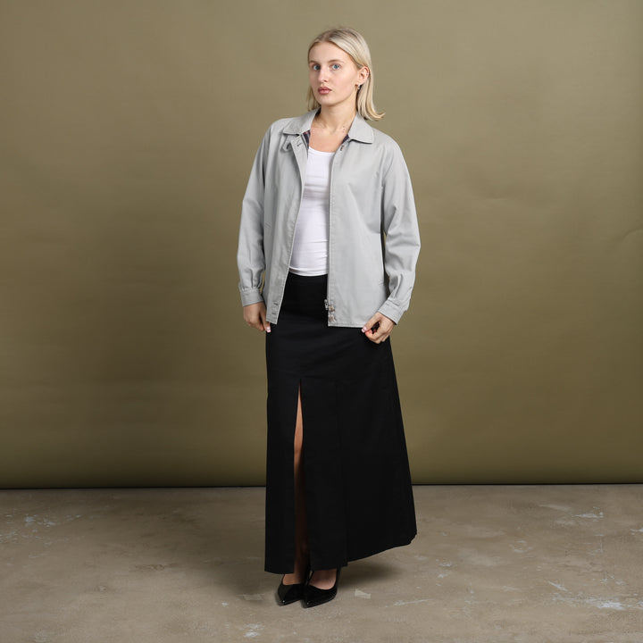 Burberry's Harrington Jacket Grey Women's UK 8