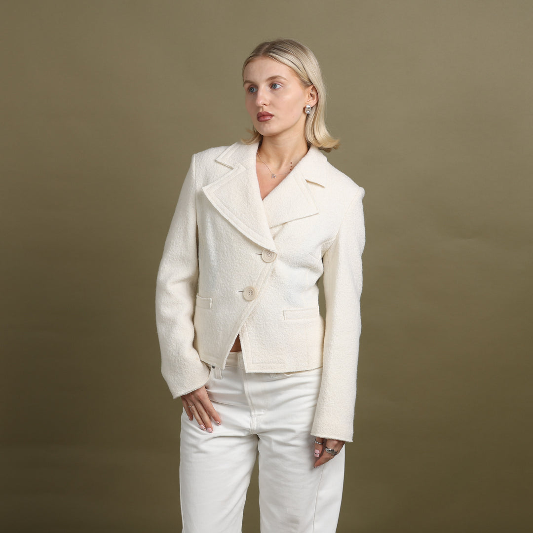 Ines Blazer Cream Women's UK 10