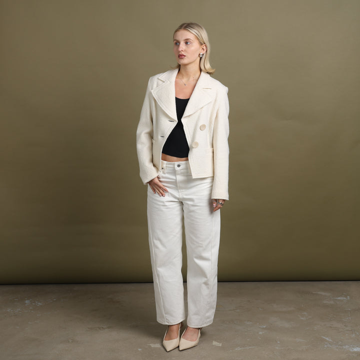 Ines Blazer Cream Women's UK 10