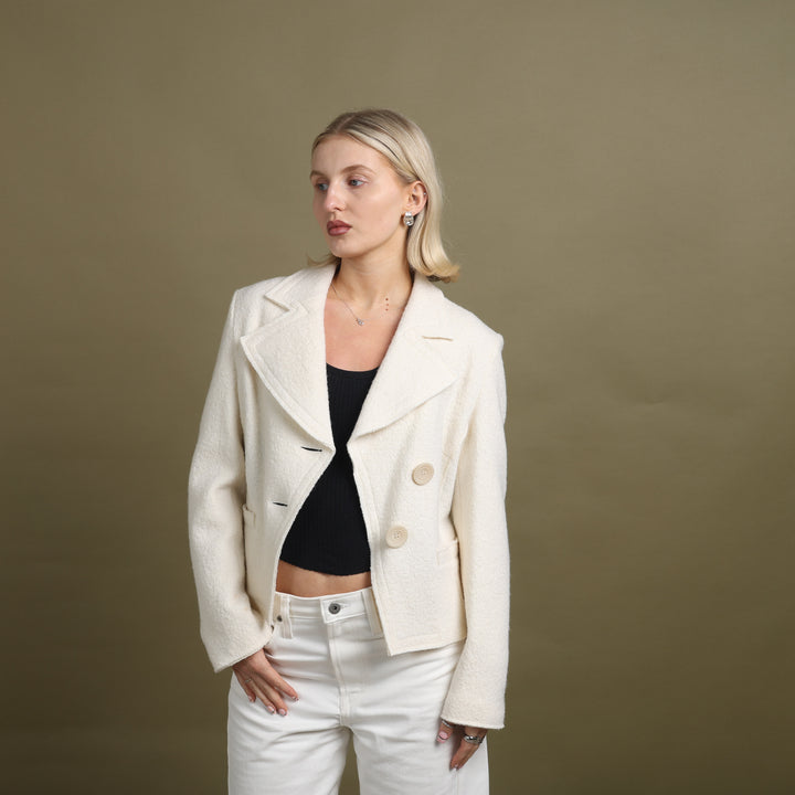 Ines Blazer Cream Women's UK 10