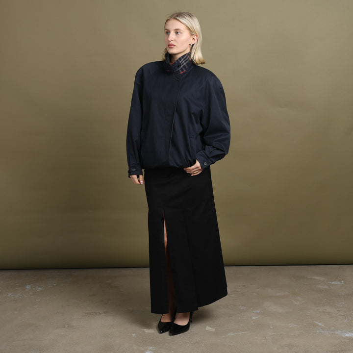 Burberry's Blouson Jacket Navy Blue Women's UK 12