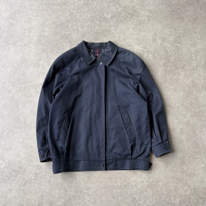 Burberry's Blouson Jacket Navy Blue Women's UK 12