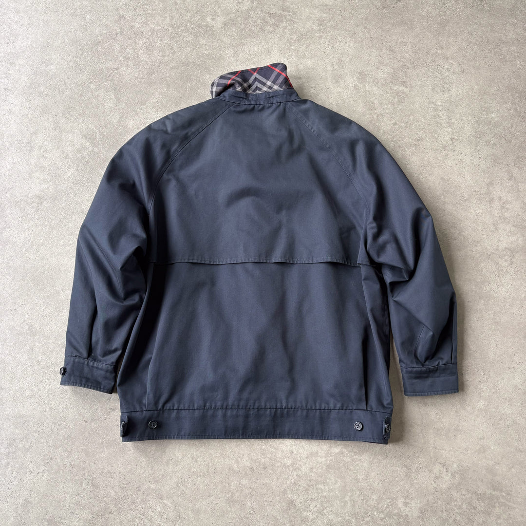 Burberry's Blouson Jacket Navy Blue Women's UK 12