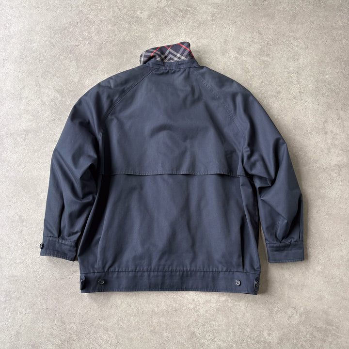 Burberry's Blouson Jacket Navy Blue Women's UK 12