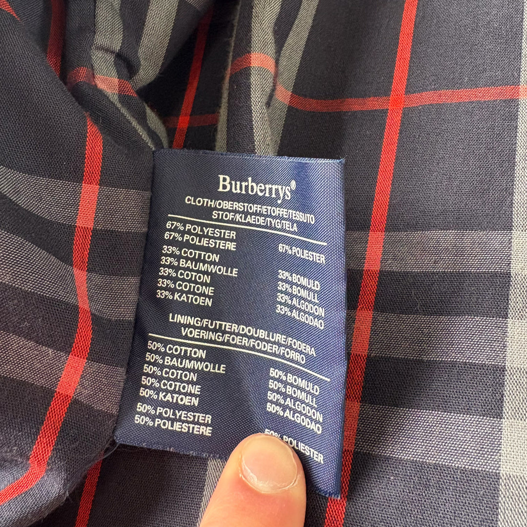 Burberry's Blouson Jacket Navy Blue Women's UK 12