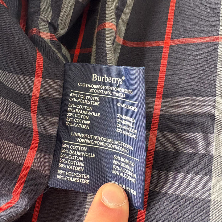 Burberry's Blouson Jacket Navy Blue Women's UK 12