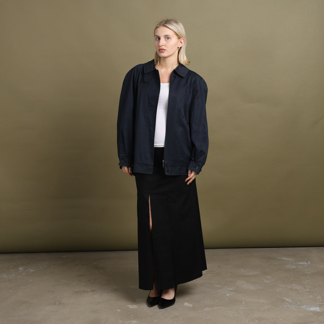 Burberry's Blouson Jacket Navy Blue Women's UK 12
