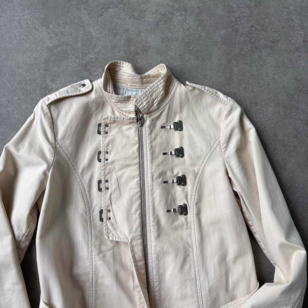 Emporio Armani Trench Coat Beige Women's UK 10