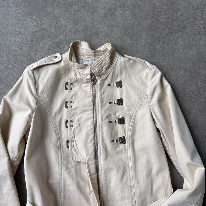 Emporio Armani Trench Coat Beige Women's UK 10