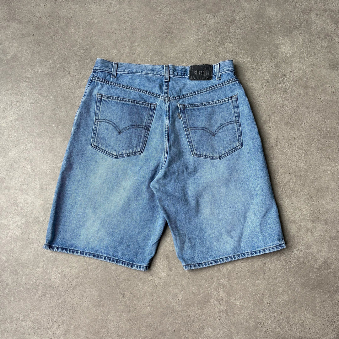 Levi's Silvertab Denim Shorts Light Blue Men's W35