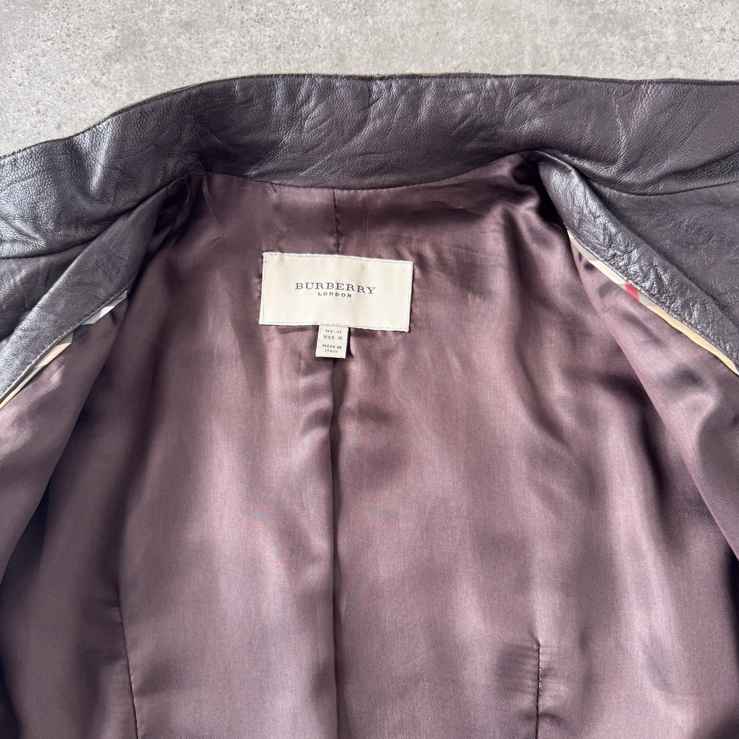Burberry Chore Jacket Brown Women's UK 12