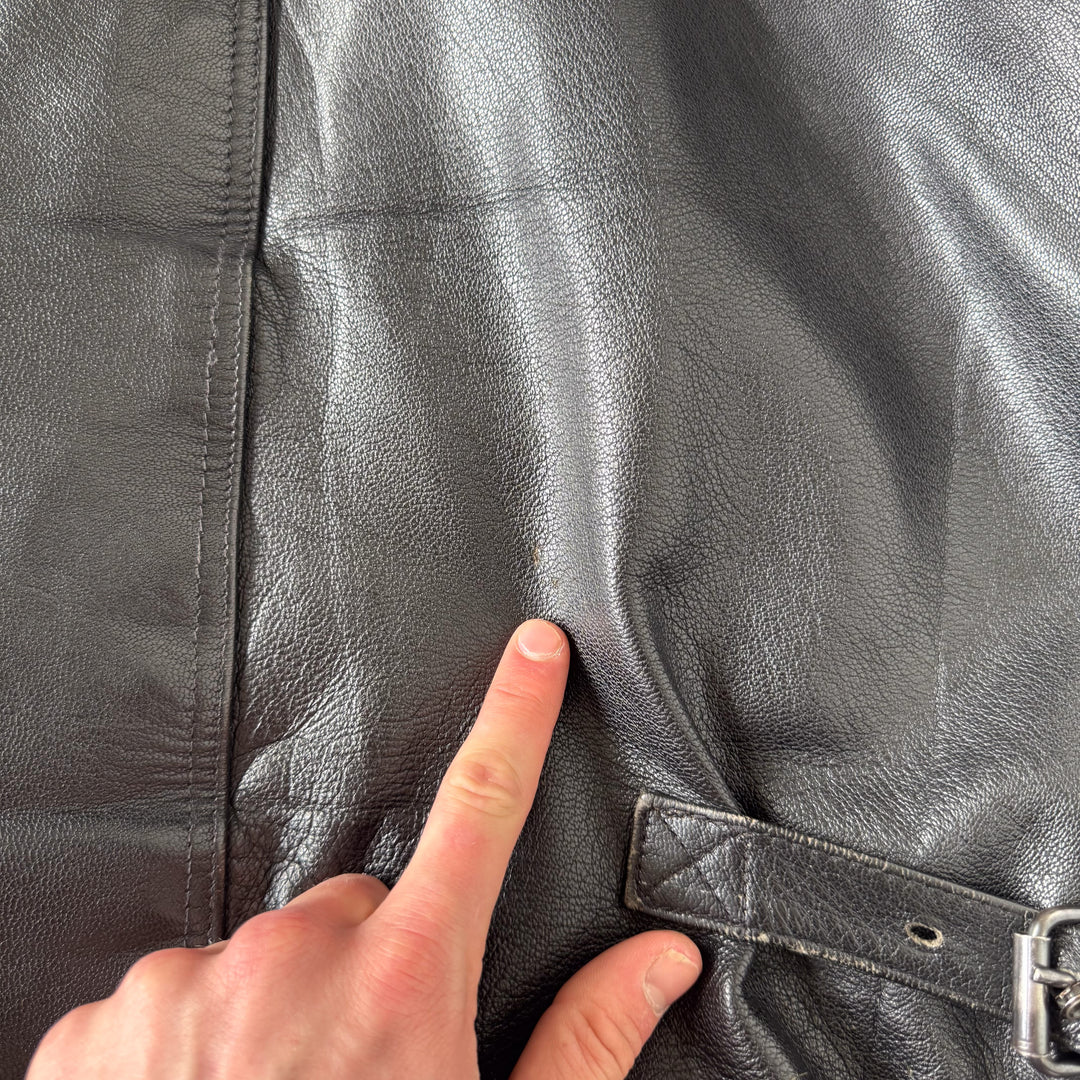 Opus Leather Bomber Jacket Black Men's M