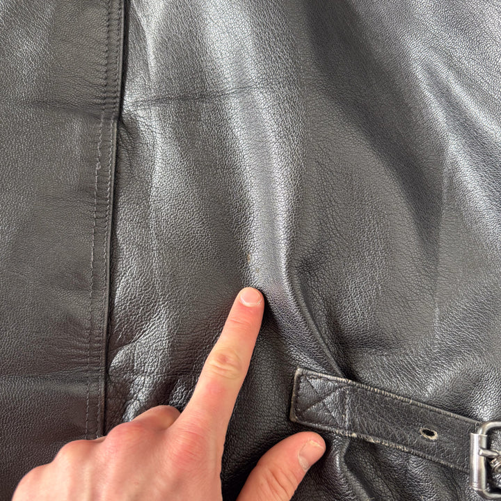 Opus Leather Bomber Jacket Black Men's M