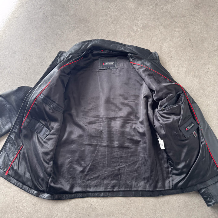 Ciro Citerio Leather Biker Jacket Black Men's M