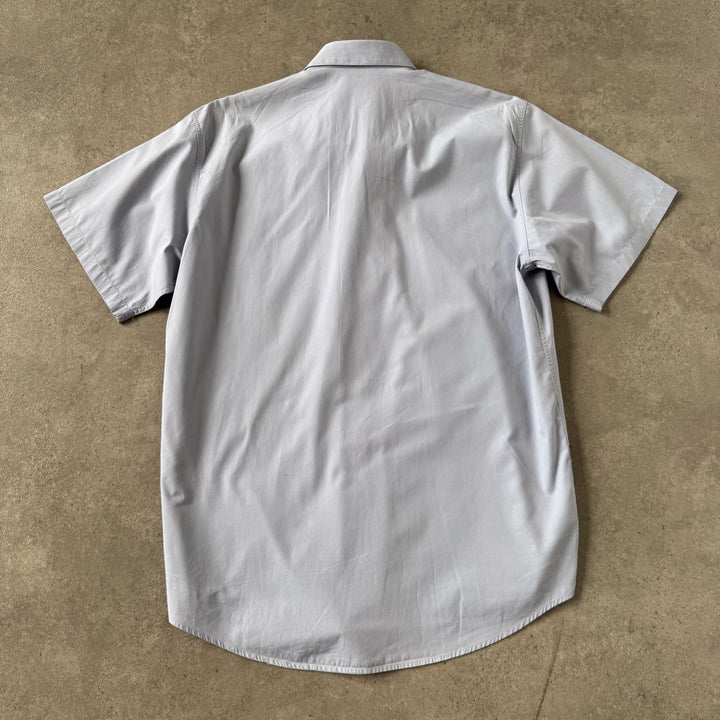 Versace Short Sleeve Shirt Light Blue Men's L