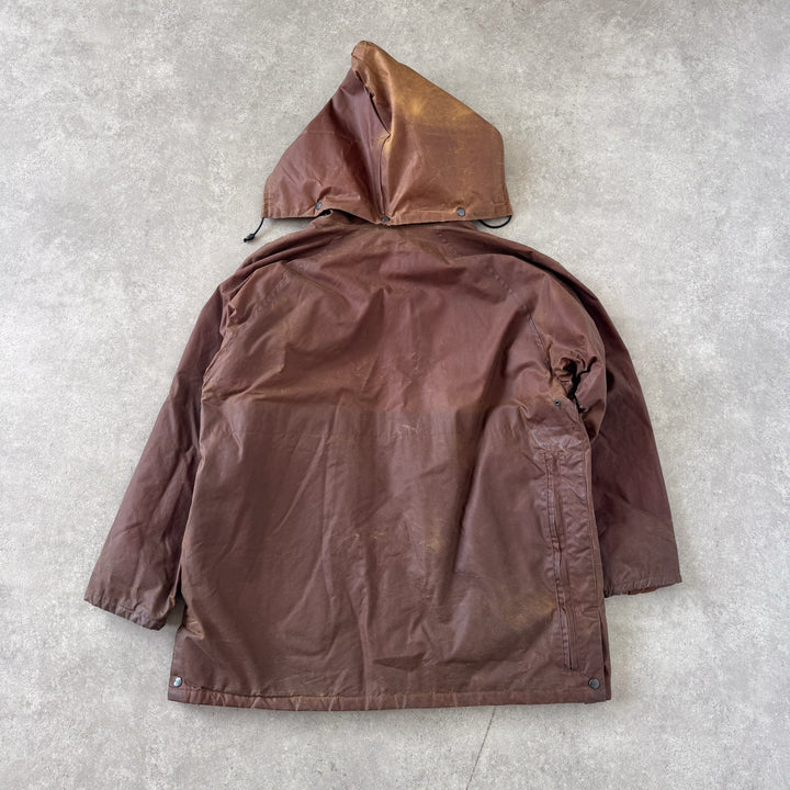 Burberry's Wax Jacket Brown Men's XL