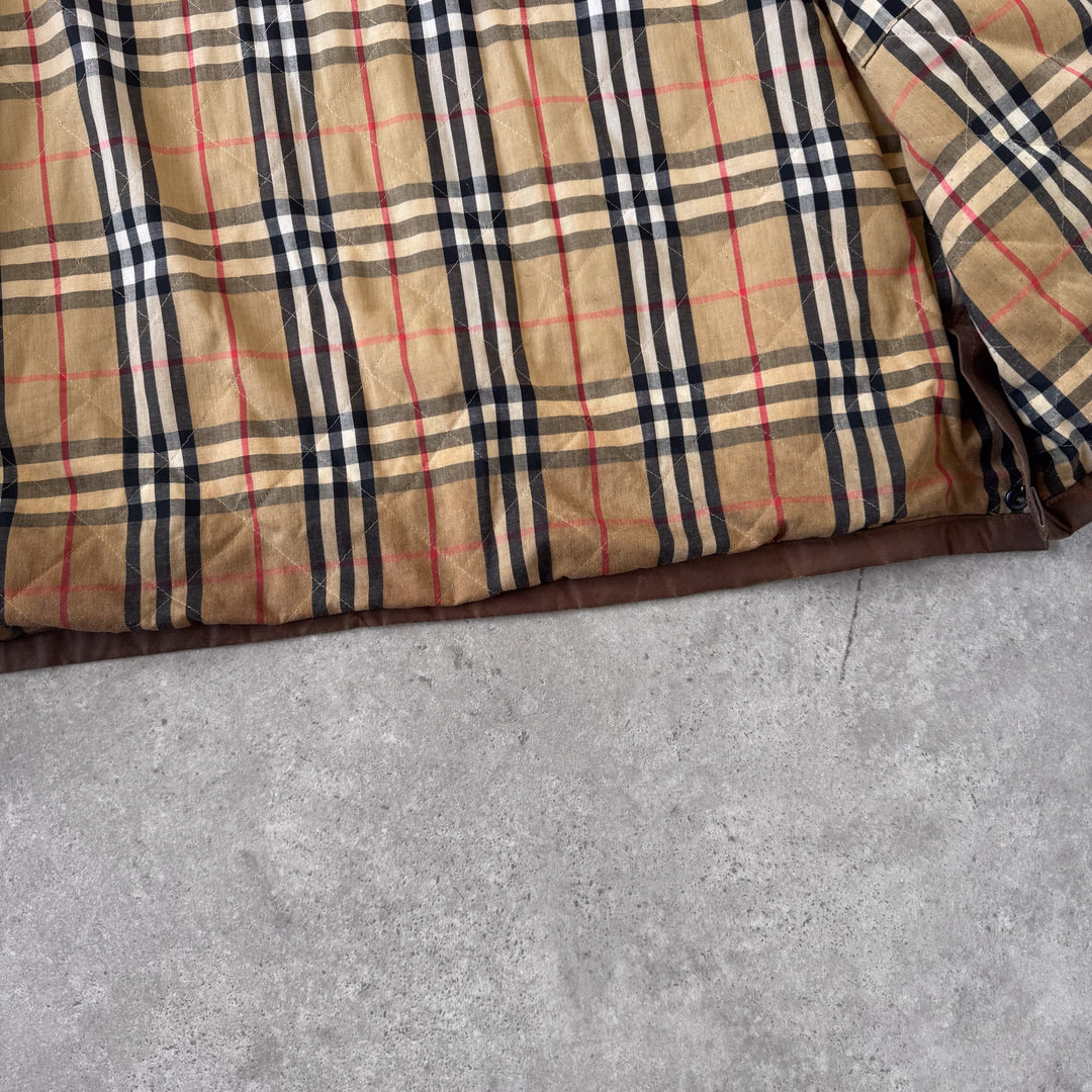 Burberry's Wax Jacket Brown Men's XL