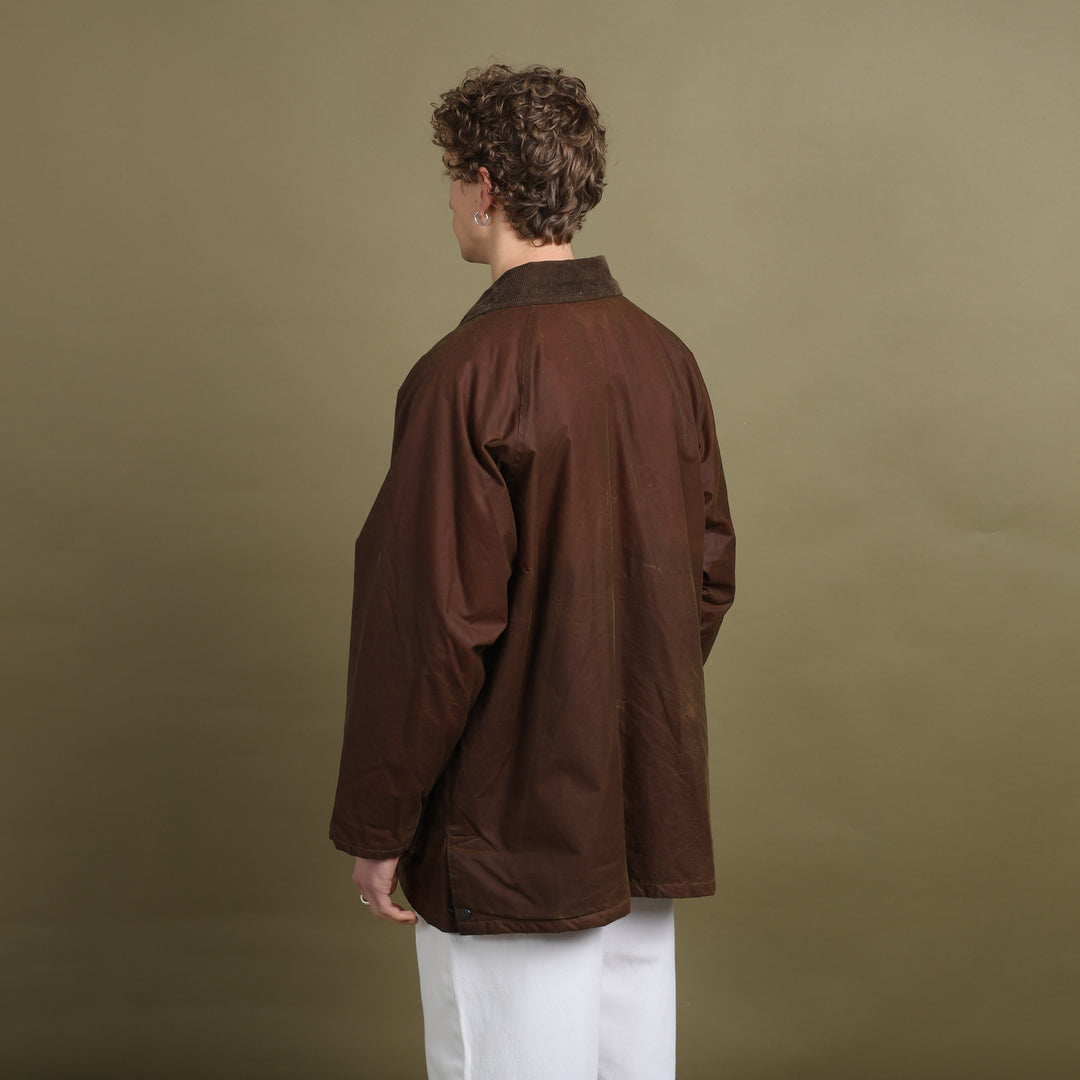 Burberry's Wax Jacket Brown Men's XL