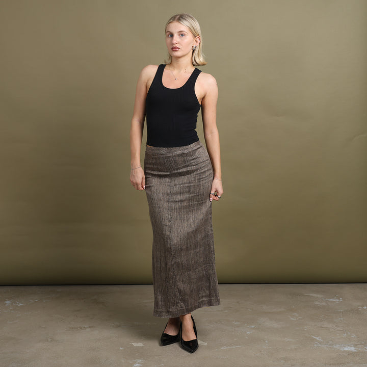 Missoni Maxi Skirt Brown Women's UK 8