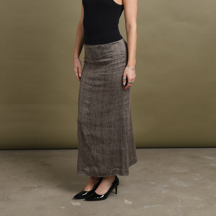 Missoni Maxi Skirt Brown Women's UK 8
