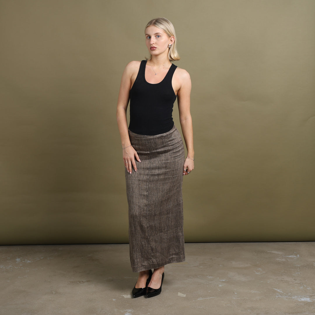 Missoni Maxi Skirt Brown Women's UK 8