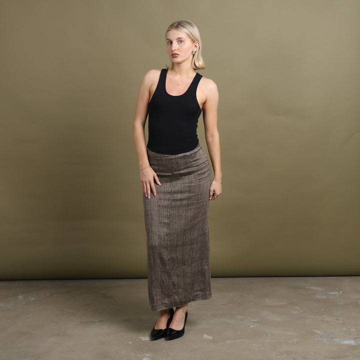 Missoni Maxi Skirt Brown Women's UK 8