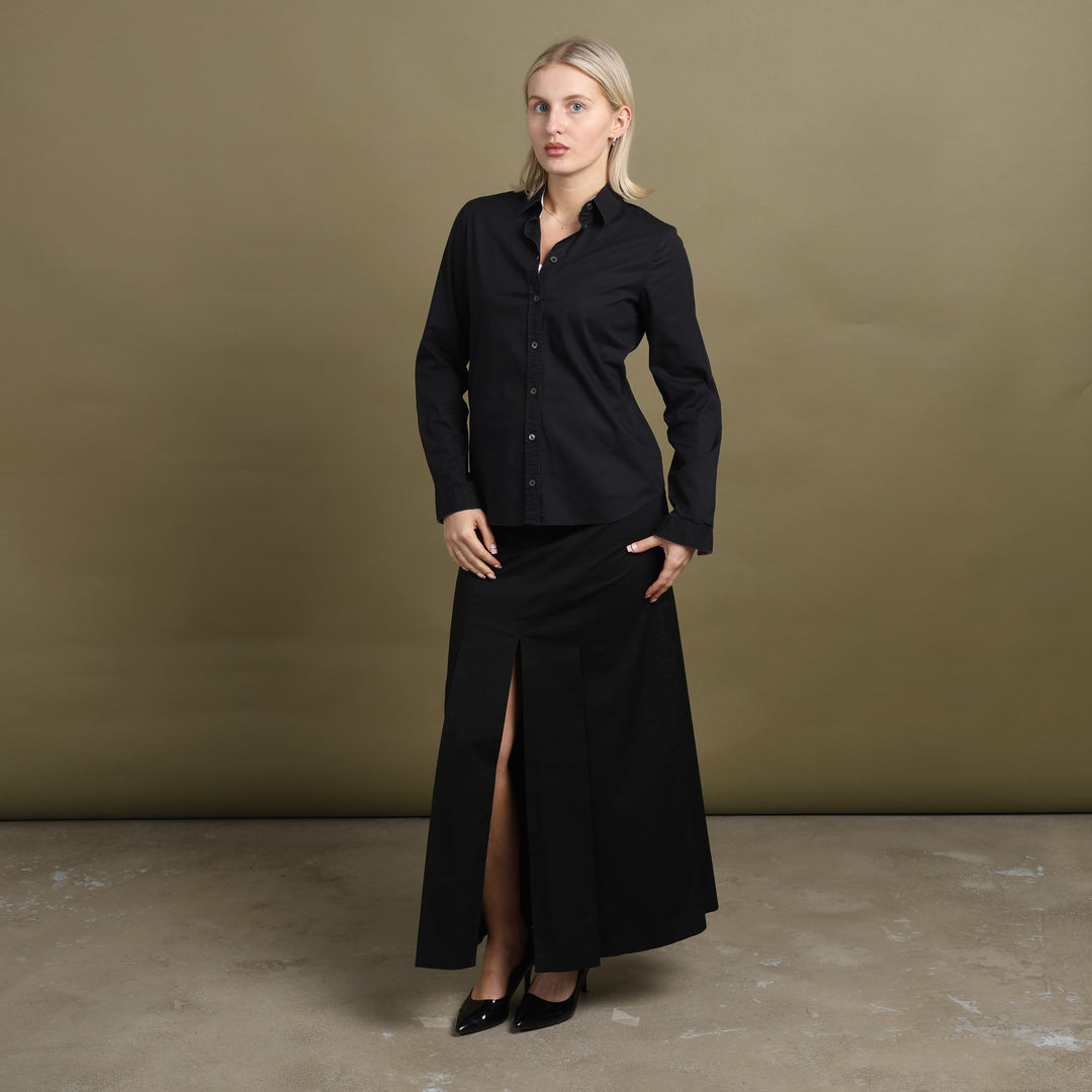 Burberry Oxford Shirt Black Women's UK 8