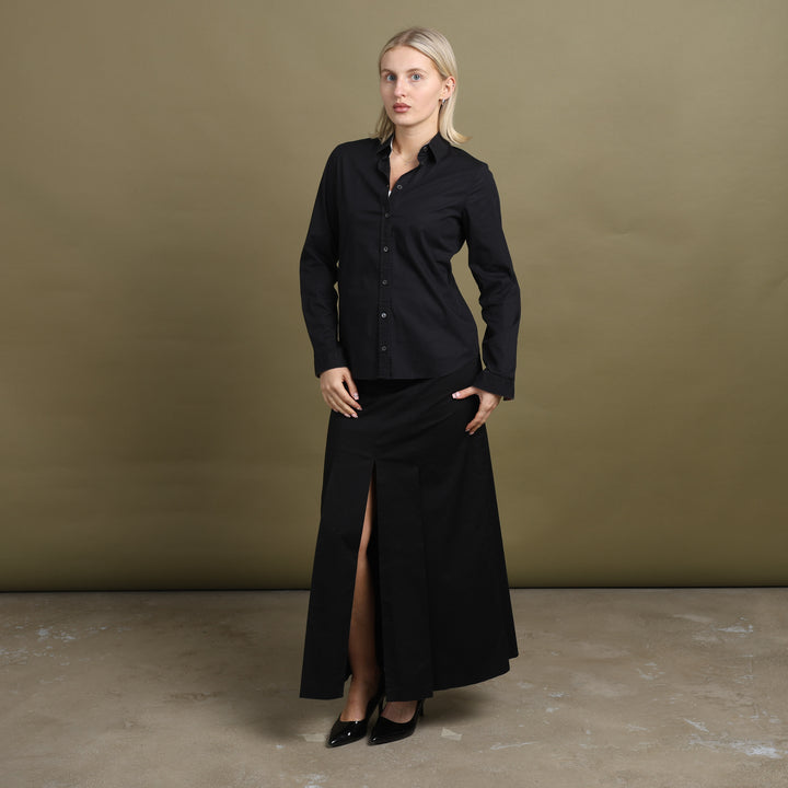 Burberry Oxford Shirt Black Women's UK 8