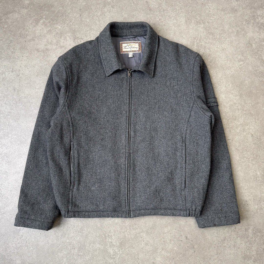 Thomas Burberry Harrington Jacket Grey Men's XL