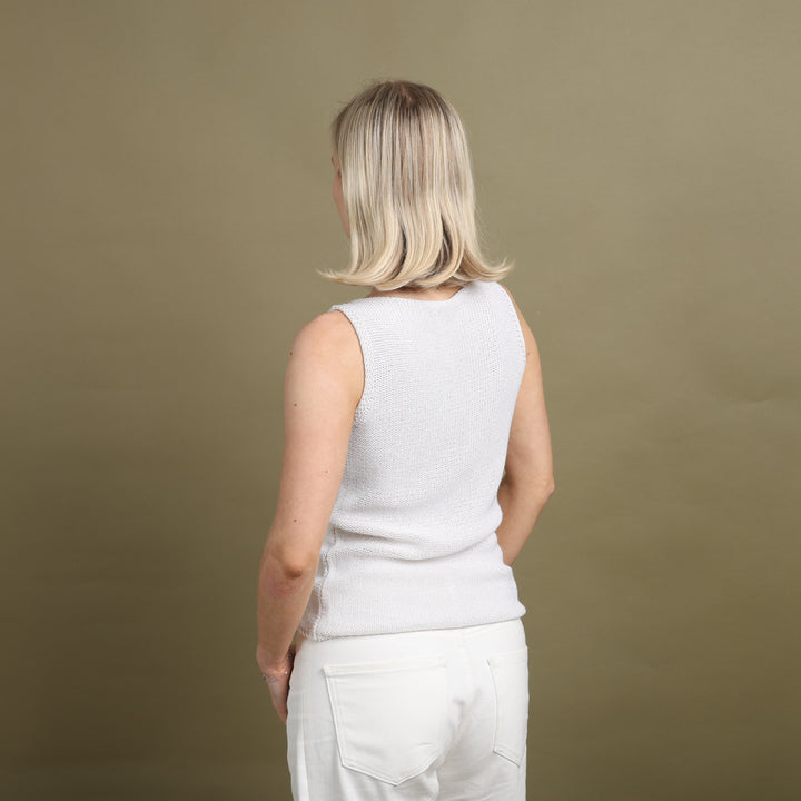 Emporio Armani Cami Top Cream Women's UK 10