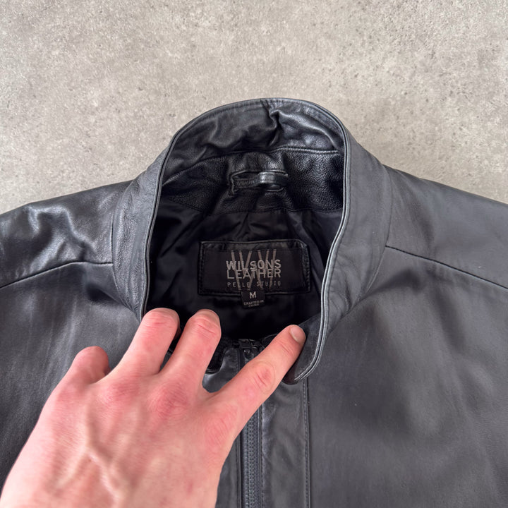 Wilson's Leather Bomber Jacket Black Men's L