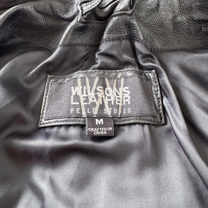Wilson's Leather Bomber Jacket Black Men's L