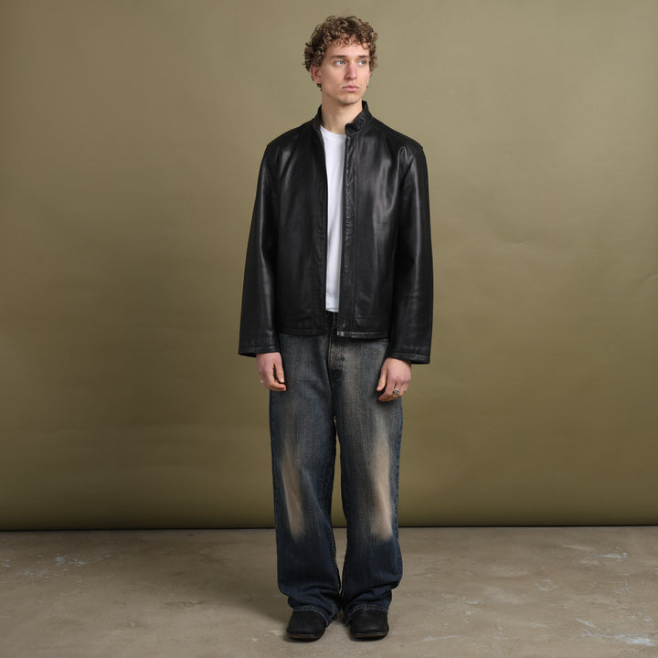 Wilson's Leather Bomber Jacket Black Men's L